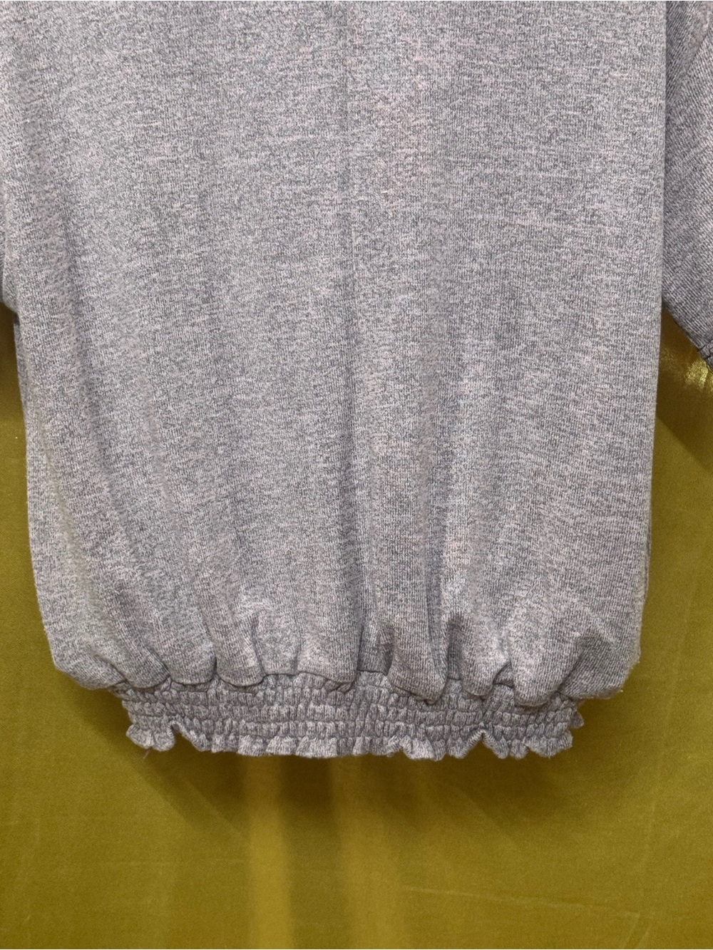 Hyfve Purple Knit Short Sleeve Smocked Hem Top Size Small - Picture 9 of 15